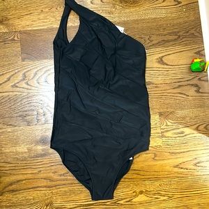 New Black Summersalt Sidestroke Swimsuit